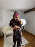 Ensemble jogg à pois
