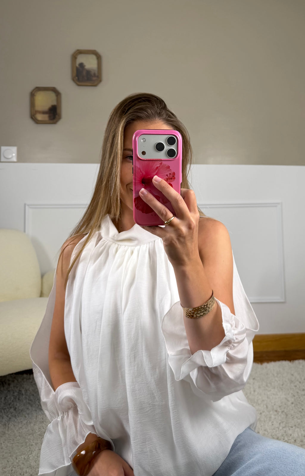 Blouse Iris - Blanche