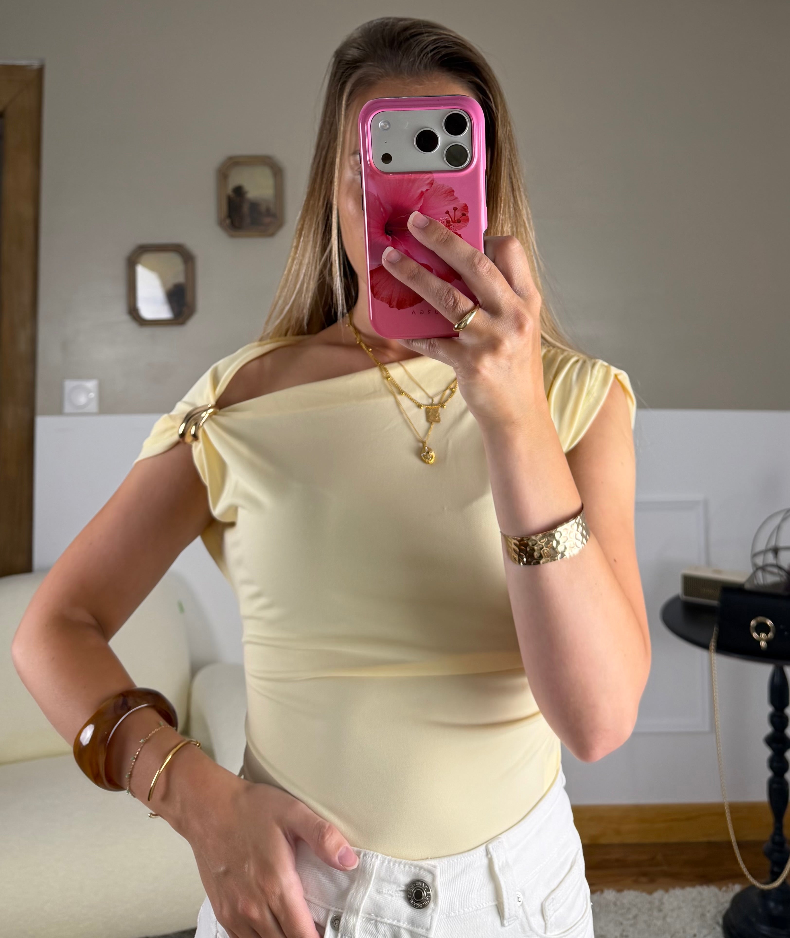 Top Julie - Jaune