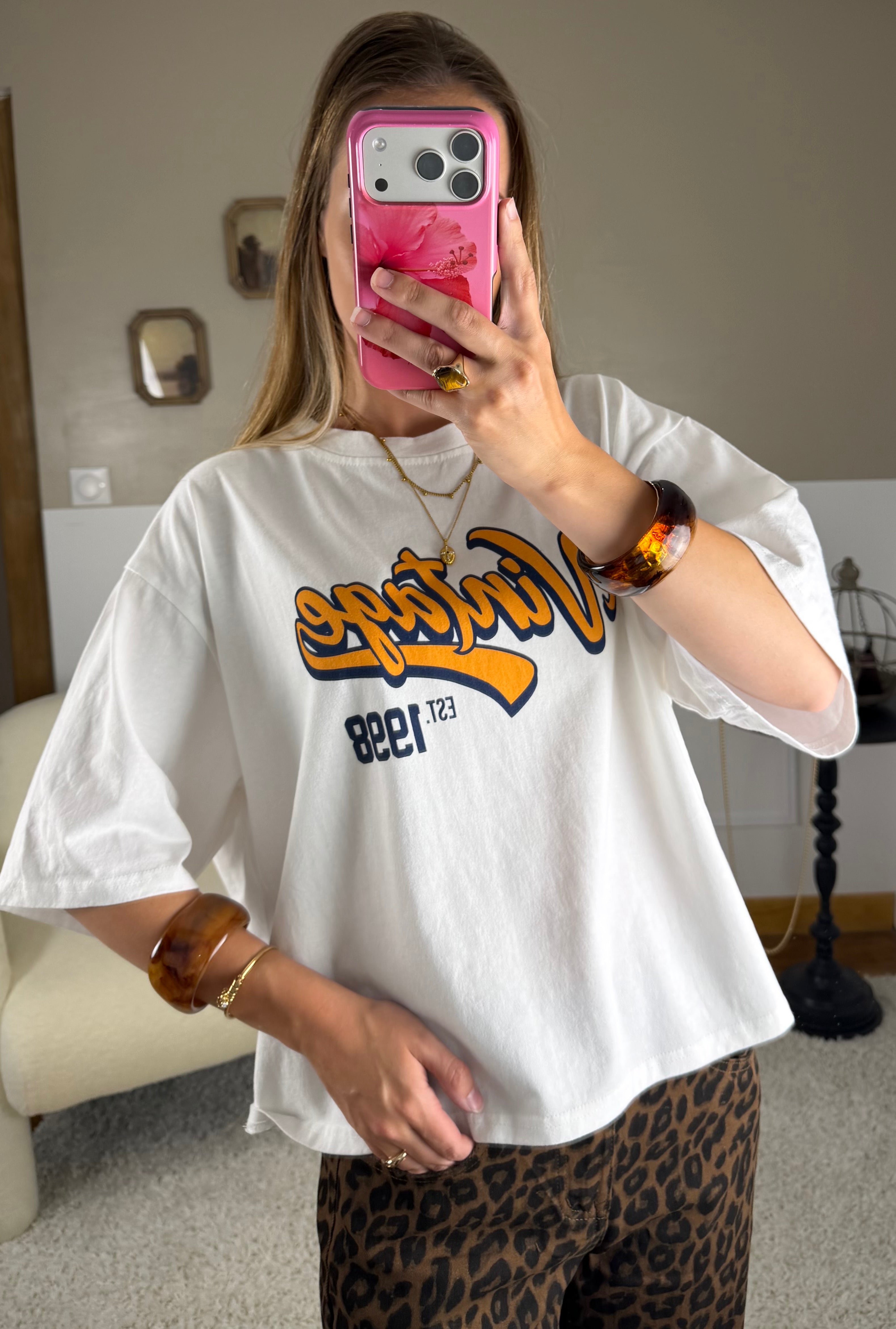 T-shirt Vintage - Blanc