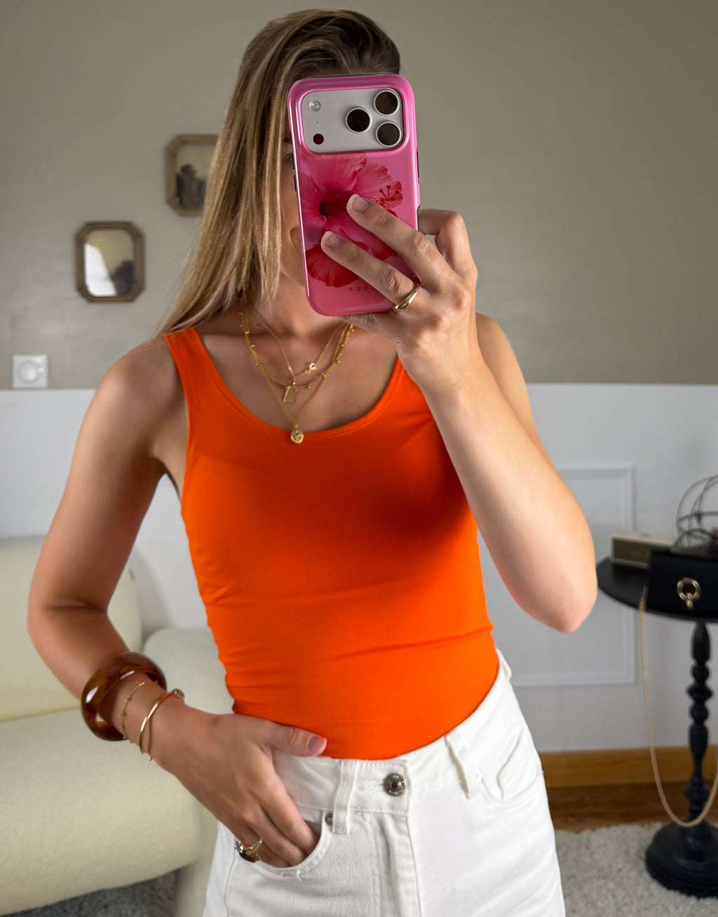Body débardeur - Orange