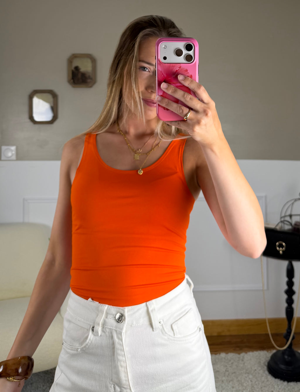 Body débardeur - Orange