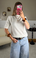 Pull baby Alpaga - blanc