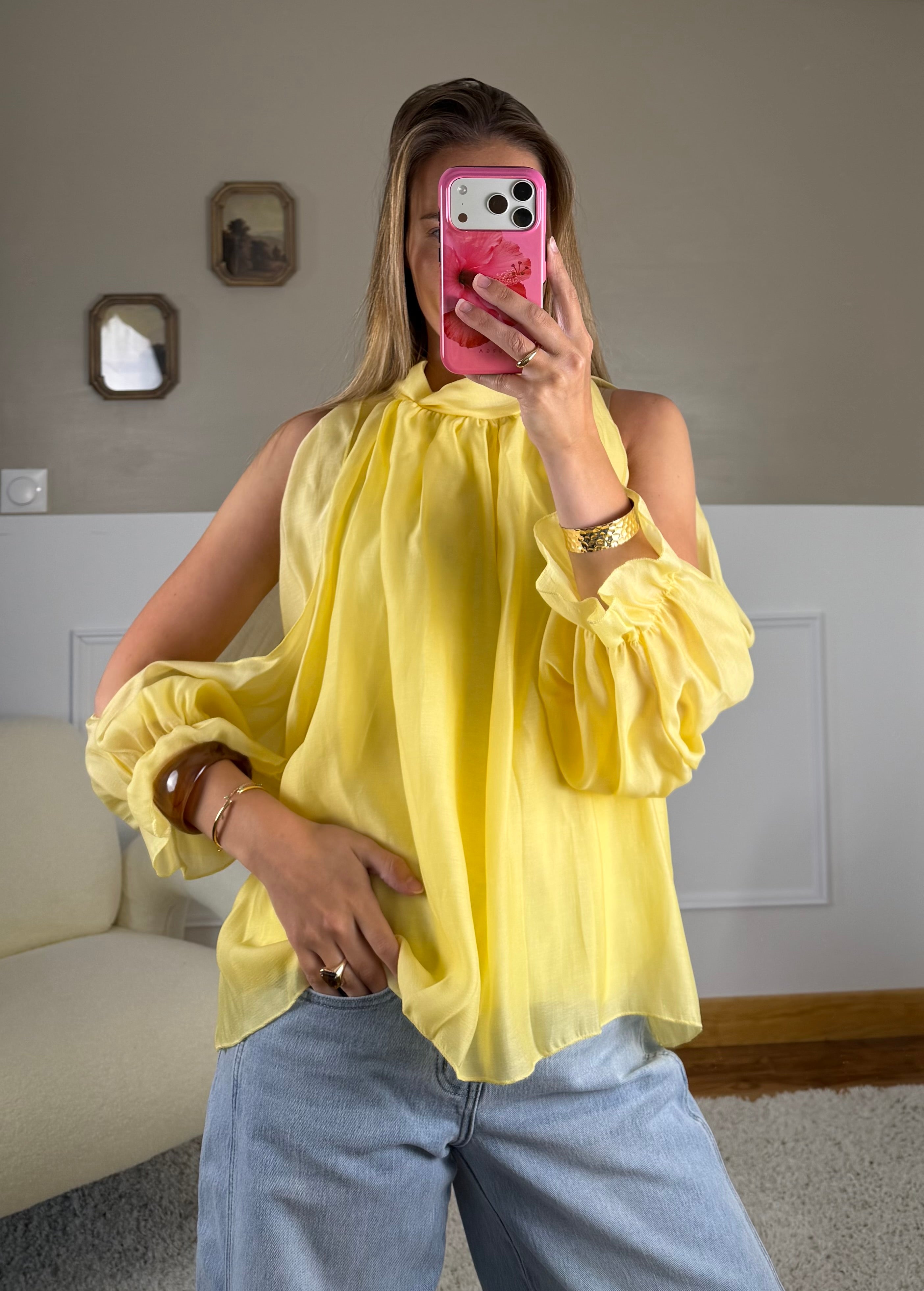 Blouse Iris - Jaune