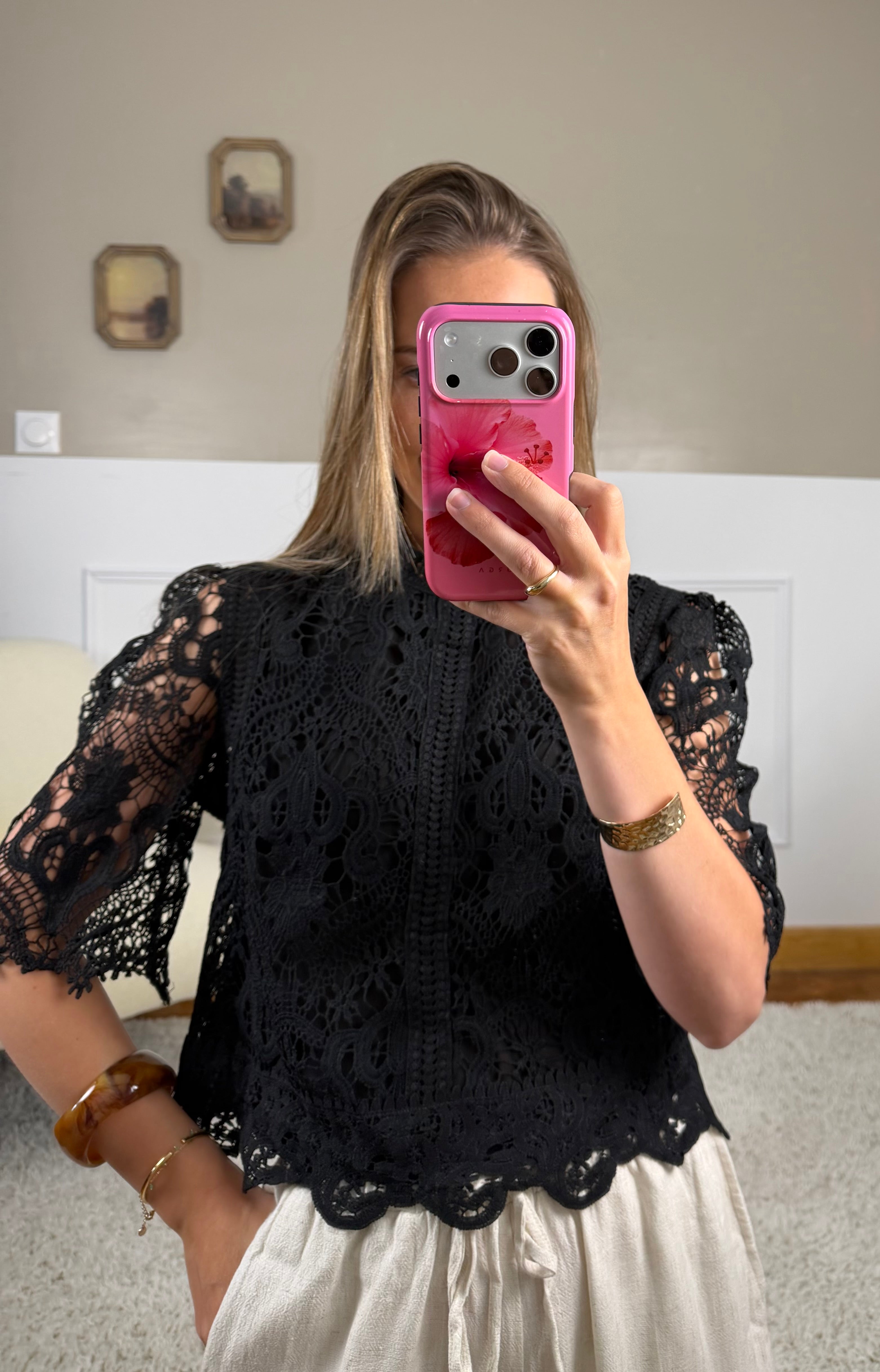 Blouse noire - Thalia