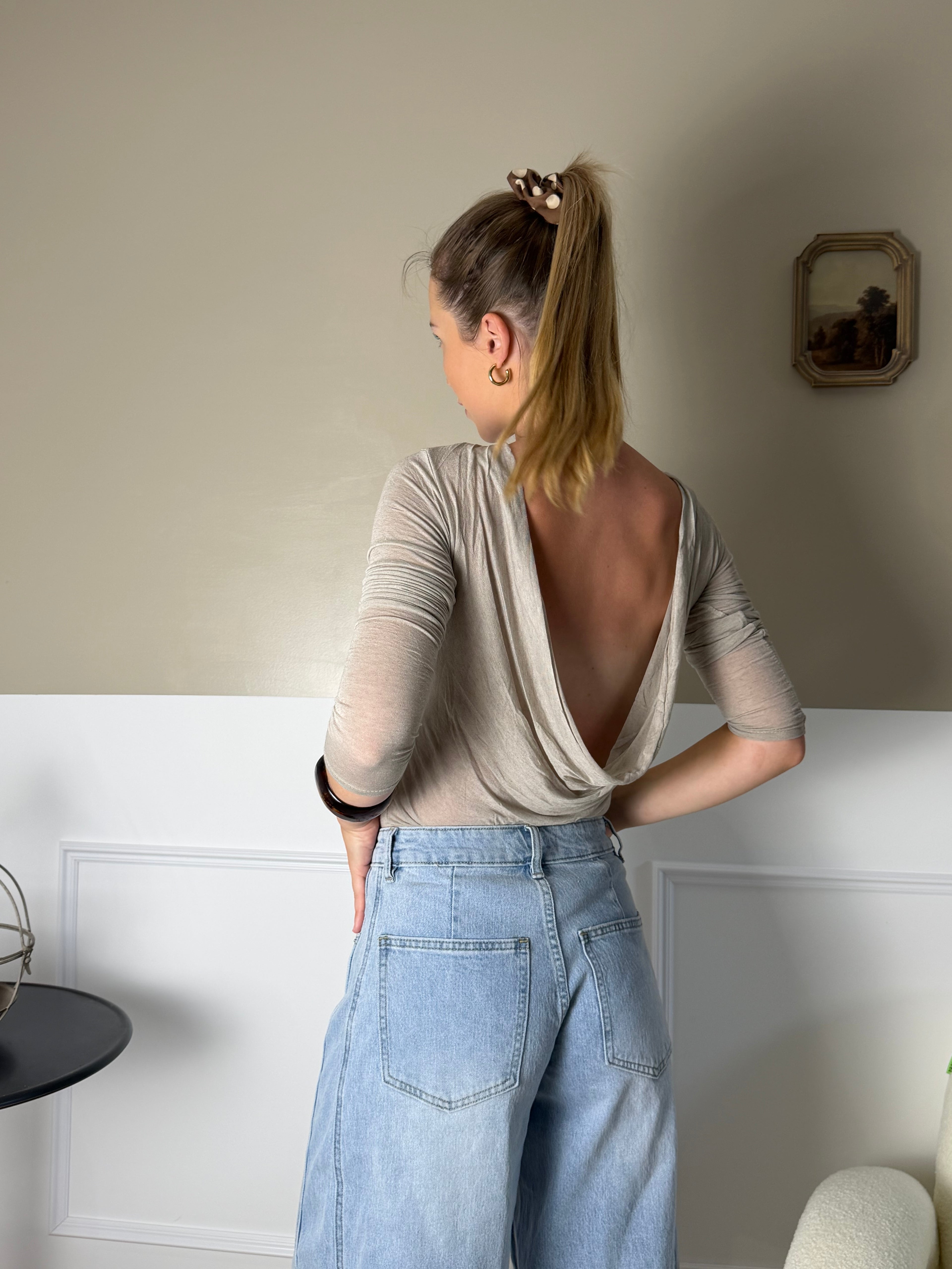 Pull taupe - Lou
