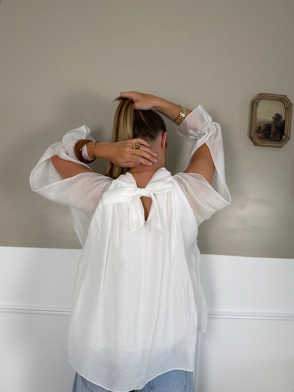 Blouse Iris - Blanche