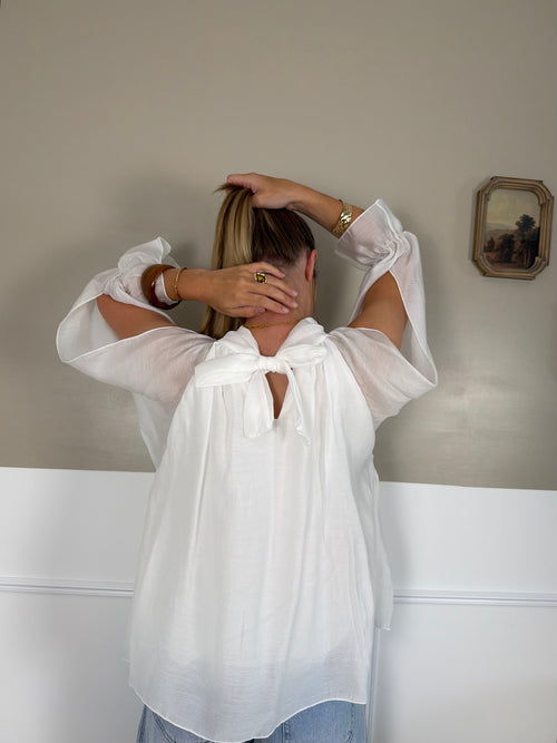 Blouse Iris - Blanche
