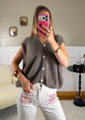 Gilet marron - Paola