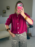 Gilet Mohair - Mauve