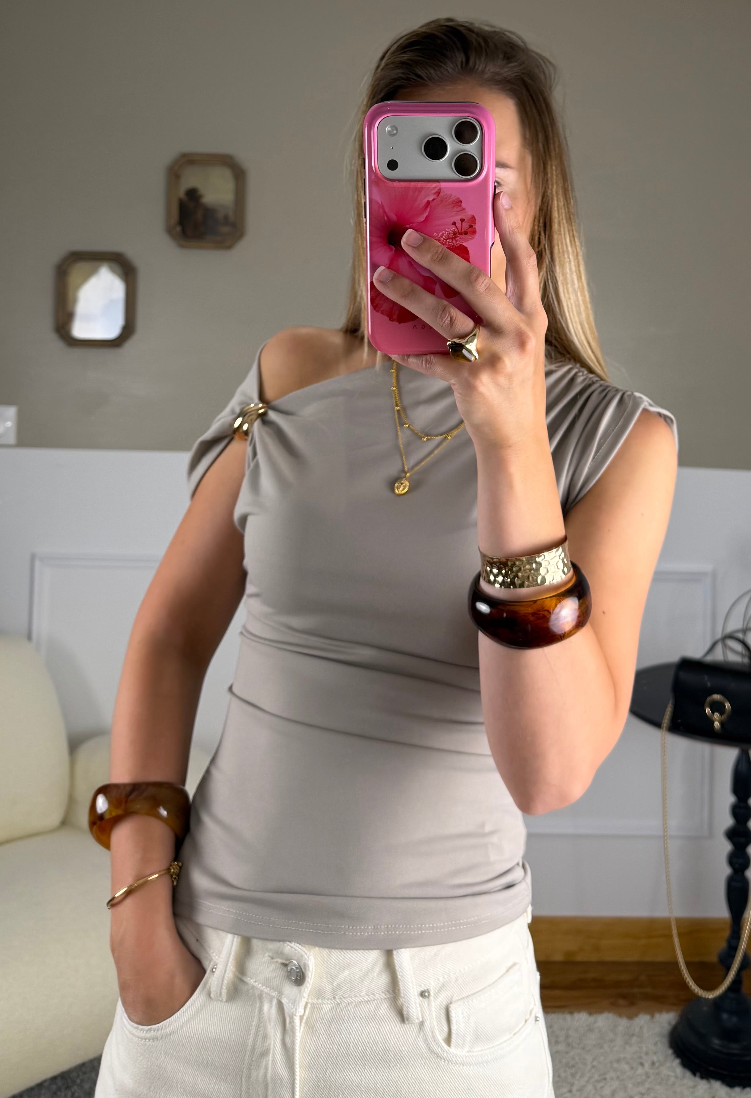 Top Julie - Taupe